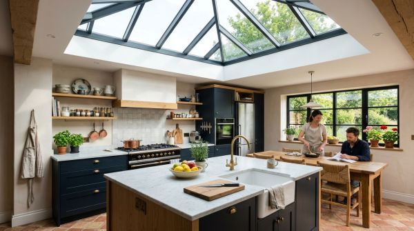 10 idées créatives pour une verrière éclairant votre cuisine